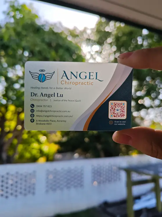 ✨ Our New Angel Chiropractic Business Cards Have Arrived!